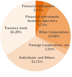 Ownership and Distribution of Shares